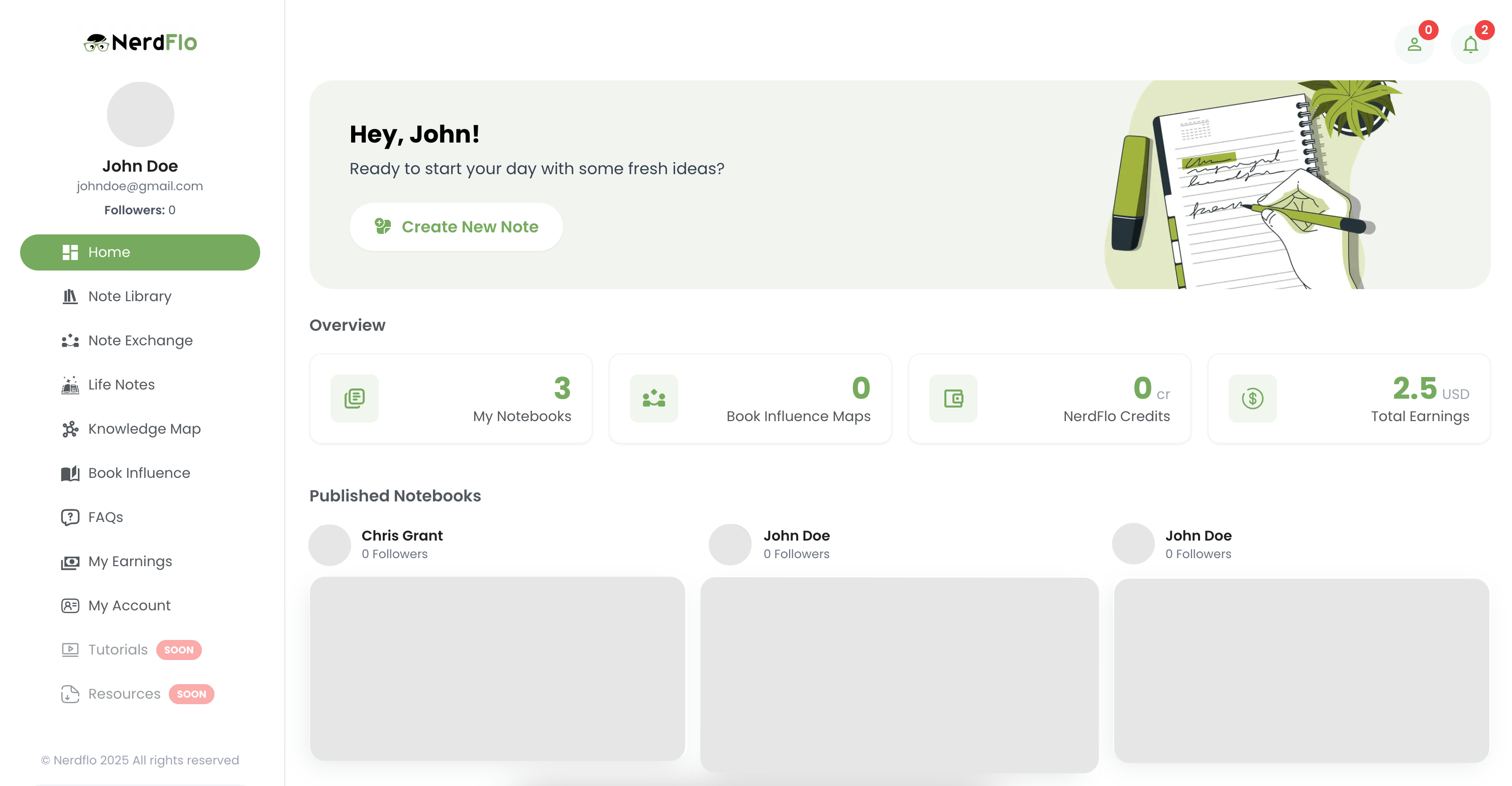 NerdFlo Dashboard